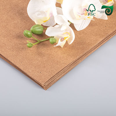 FSC Certified 400gsm Food Safe Brown Kraft Cardboard Durable Lunch Box Packaging Material