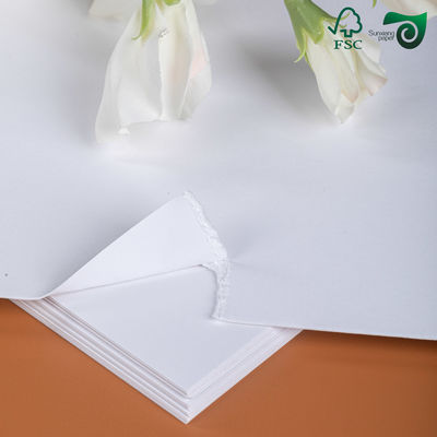 80GSM 90GSM Food Safe White Kraft Paper For Bag Making Ultra Strong Tearproof All Wood Pulp FSC
