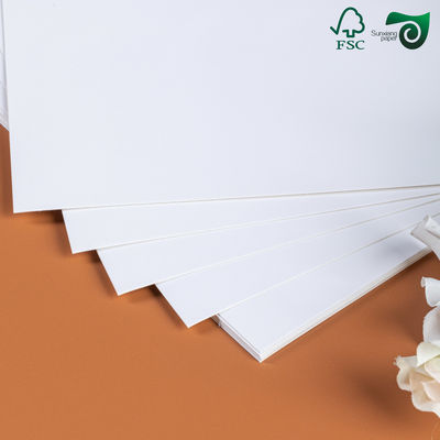 250gsm Single Sided Coated  FBB Cover Stock Exquisite White Cardboard Ivory Board Paper FSC