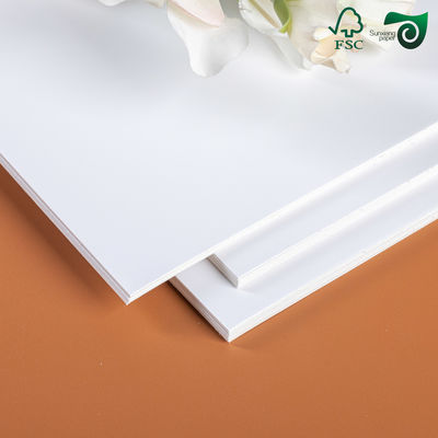 FSC C1S Art Board SBS Paper Board Premium One Sided Coated Glossy White Ivory Paper