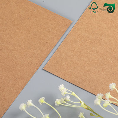 FSC Certified Food-Grade Brown Kraft Board 270gsm 300gsm 24" 36" Ideal For Lunch Boxes