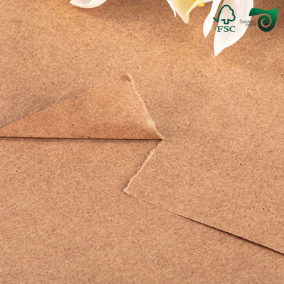 50gsm One Side Glossy Food Grade MG Brown Kraft Paper FSC Wrapping Paper
