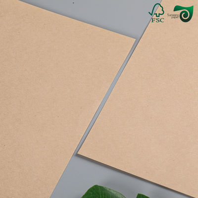 FSC 120gsm 300gsm Recycled Pulp Carta Kraft Paper  High Burst Strength For Bags