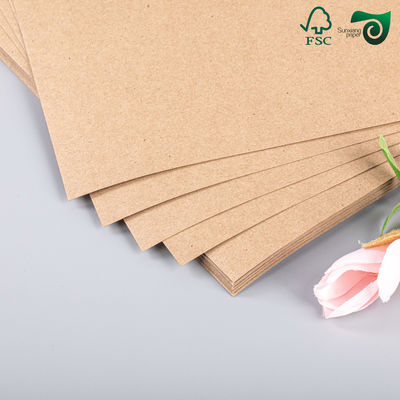 FSC 450gsm High Density Food Grade Kraft Paper Ultra Thick Anti Crush Waterproof Packaging Board