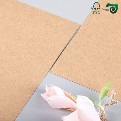 FSC 0.3mm 0.7mm Light Brown Durable Reusable Kraft Tex Paper For Food Storage