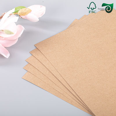 FSC 0.3mm 0.7mm Light Brown Durable Reusable Kraft Tex Paper For Food Storage