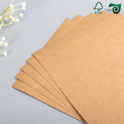 FSC Certified 300GSM Virgin Brown Kraft Wrapping Paper Rolls for Custom Packaging Boxes