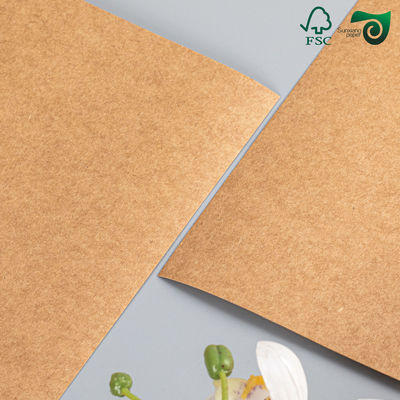 FSC High Tear Strength 250gram 270gram Brown Kraft Liner For Gift Carton