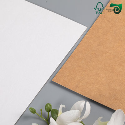 FSC 350gsm 400gsm High Density Kraft Paper Sheets  Specialized For Food Packaging