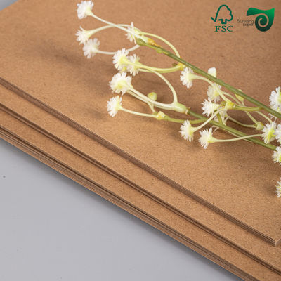 FSC  Virgin Reddish Brown Kraft Wrapping Paper Rolls  Ideal For Custom Wrapping Boxes