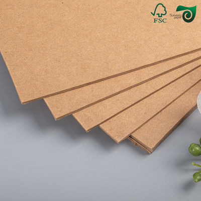 FSC Certified Food Grade Brown Kraft Board  300gsm For Lunch Boxes  Food Packaging