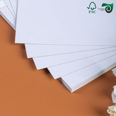 3mm Thick Grey Core Double Sided White Coated Duplex Laminated Board CCNB CCWB
