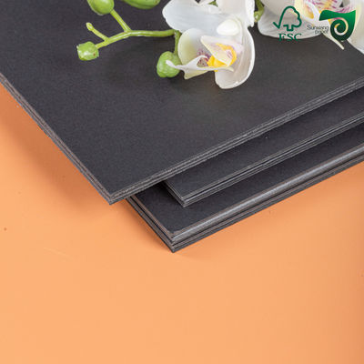 1.5mm High Thickness Double Side Black Cardboard FSC For Photo Album Pages