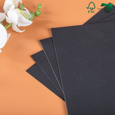 300GSM All Black Kraft Board Solid Heavy Duty Fold Resistant Cardboard Sheets