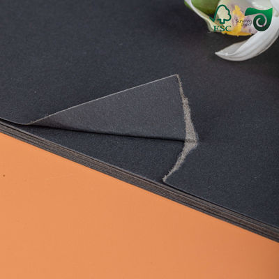 High Density Black Solid Cardboard Paper Sheets For Photo Album 300gsm 350gsm