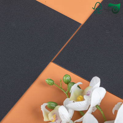 300GSM All Black Kraft Board Solid Heavy Duty Fold Resistant Cardboard Sheets