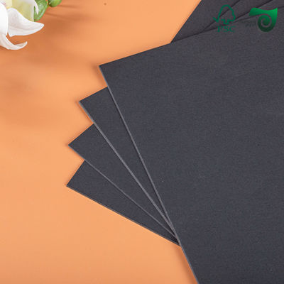 11" 17" FSC Black Chipboard Sheets 1mm 2mm Heavy Duty For File Folders