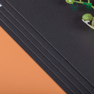 Book Binding Board 300gr 350gr Uncoating Solid Black Paper For Shopping Bag 70cm 100cm