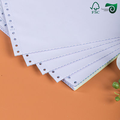 50gsm 55gsm CB CFB CF NCR Carbonless Printer Paper 65cm 92cm Blue Image For Invoices