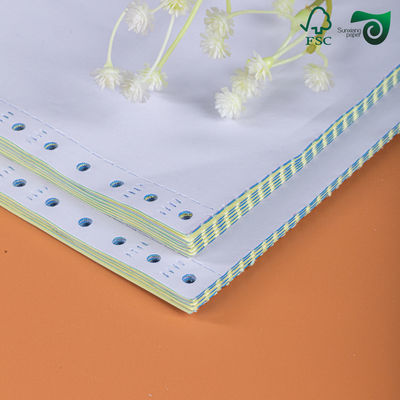 FSC Certified Clean  Hygienic Receipt Blue Carbonless Paper Multiple Colors Available