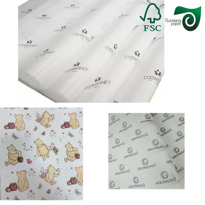 40gsm Food Grade White Kraft Greaseproof Hamburger Wrapping Paper