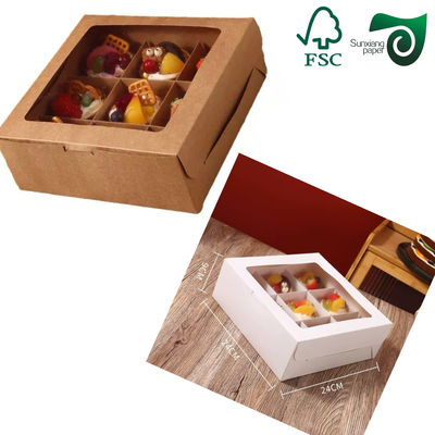 FSC 250gsm 300gsm C1S Kraft Back Coated Duplex Board Food Safe For Salad Boxes