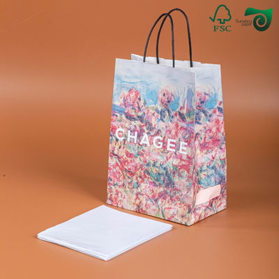 FSC 80gsm 140gsm Recycled Pulp High Toughness Kraft Paper Sheet Roll For Shopping Bags
