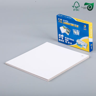 FSC 350gsm Smooth One Side Coated  C1S White Art Board Good Printability For Cosmetics Boxes