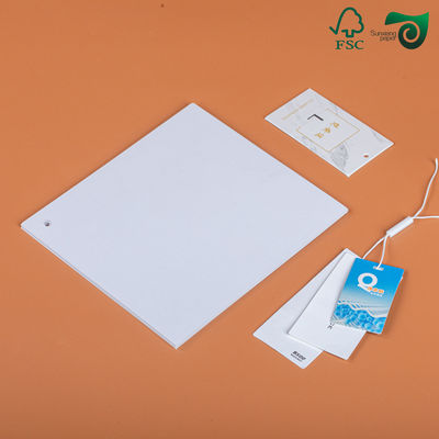 Biodegradable 160um 200um White Cardboard For Advertisement Tear Resistance