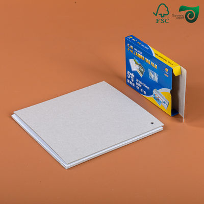 1mm Grey Cored Dual Sided White Cardstock Matte Surface Superior Ink Absorption