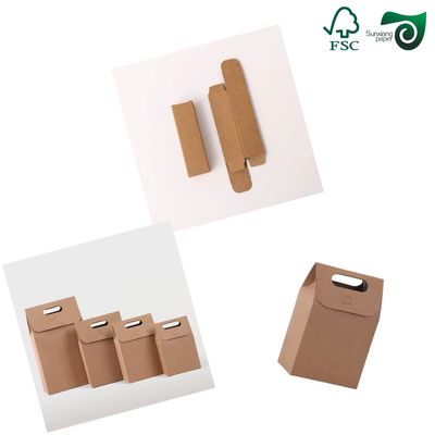 FSC Virgin Reddish Brown Kraft Wrapping Paper Rolls For Custom Wrapping Boxes