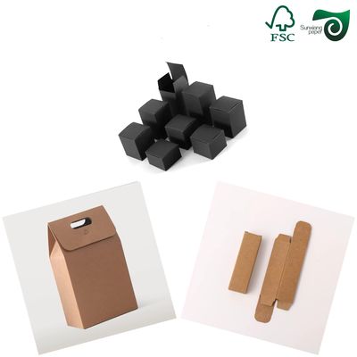 FSC Certified High Tear Strength Brown Kraft Liner 270gsm 300gsm Gift Carton