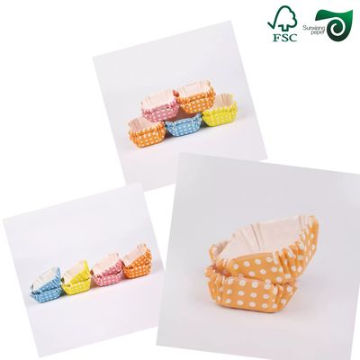 FSC Good Stiffness Dark Brown Greaseproof Paper Kit 5 40g 60g Cupcake  Food Baking Paper