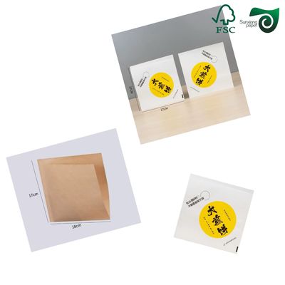 FSC Brown White 40g Non Stick Silicone Baking Paper Oven Baking Liner Paper