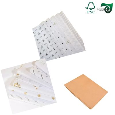 FSC Food Grade Biodegradable Greaseproof Baking Paper With Silicone Oil Coating
