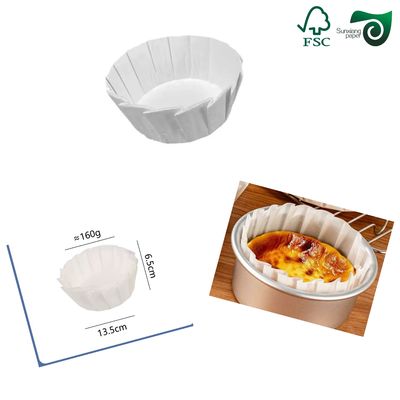 FSC 210g 220g 230g Food Grade White Oilproof Paper  For Hamburgers   Oily Foods