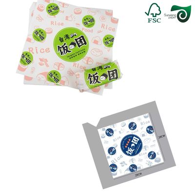 40gsm 30gsm Grease Resistant Coated Hamburger Wax Paper For Sandwich Wrapping