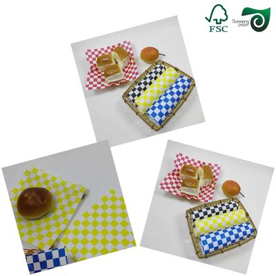 FSC 4 6 Pieces Of 38gsm  40 GSM Greaseproof Paper  350mm  450mm  For Lunch Wrapping
