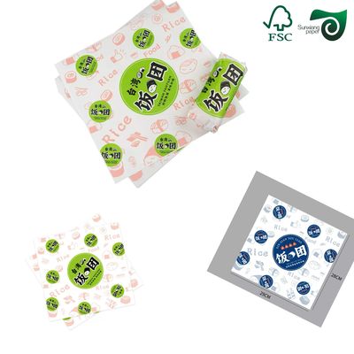 FSC 50g Degradable Food Safe Grease Resistant Paper Fried Food Packaging