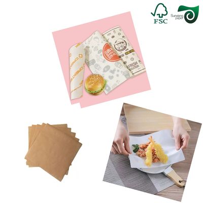 40g Weißes Kraftpapier mit 10g PE-Beschichtung, lebensmittelecht, für Lebensmittelverpackungen, FSC