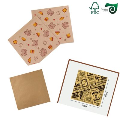 FSC 40gsm 50gsm Brown Double Sided Silicone Baking Parchment Jumbo Rolls