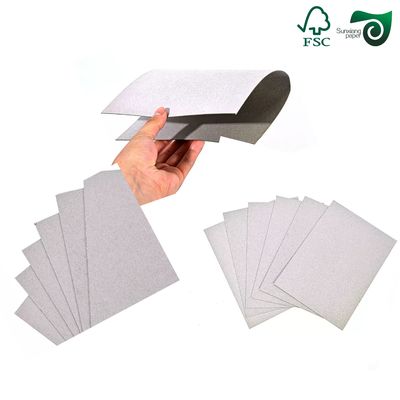 FSC Eco Friendly  High Hardness Strong Grey Chipboard Sheets For Book Binding