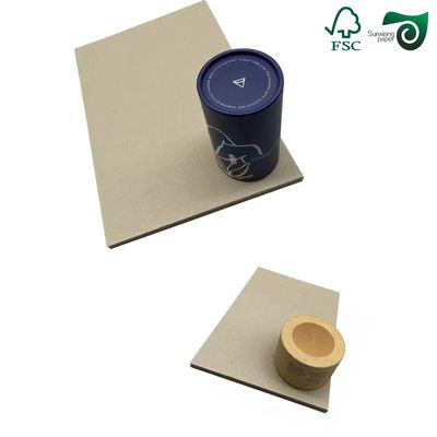 FSC 350gsm 420gsm Grey Chipboard For Paper Tube 1100mm 3'' Core Good Rigidity