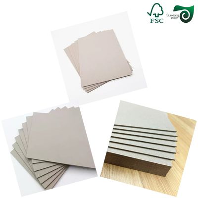 FSC 3.0mm 1750gsm Grey Chipboard Sheets High Stiffness Book Binding Board For Photo Frame Backing