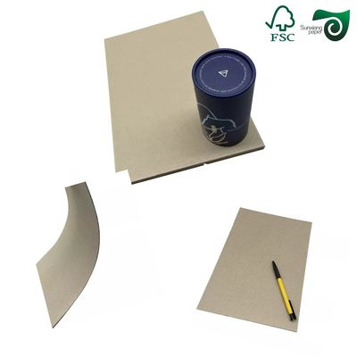 FSC 88mm 1194 Mm Grey Straw Board Paper Sheet For Shoe Packaging Boxes