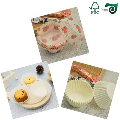 FSC 40g Food Grade White Greaseproof Paper Bread Wrapping Paper 350mm 600mm Roll