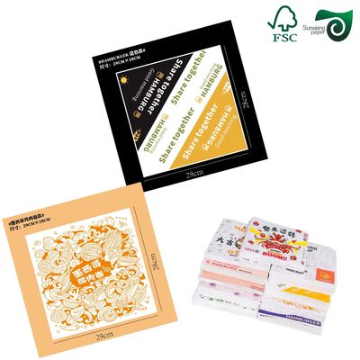 FSC PFAS Free 45gsm 50gsm Kit3 Kit7 Uncoated Food Wrapping Paper High Temperature Resistant
