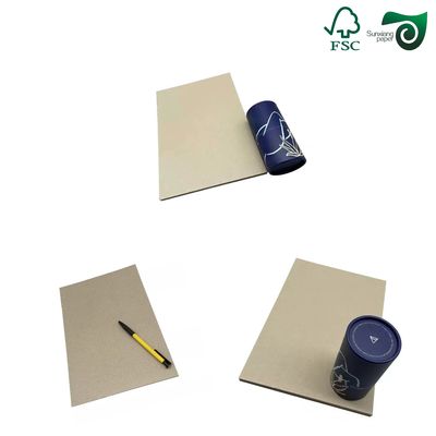 FSC 1.5mm 2mm Laminated Rigid Paper Board With One White Face Sized 1m By 1.3m