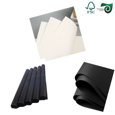 310gsm Coated Black Core Board FSC 70cm 100cm High Stiffness For Playing Cards