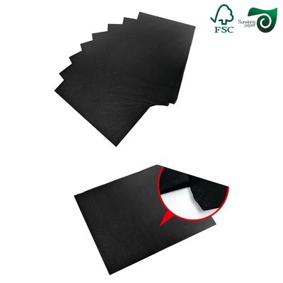 FSC Uncoated Black Cover Book Binding Board Sheet 950mm 1300mm 300gsm 350gsm